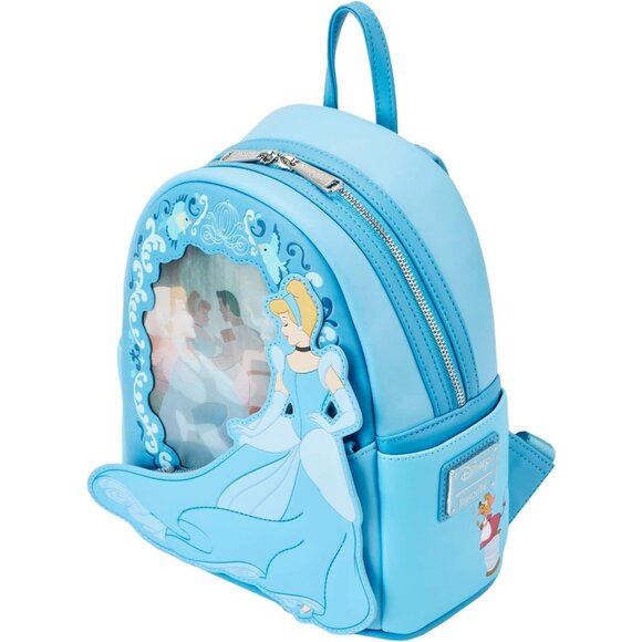 NWT Loungefly Disney Cinderella Princess Series Lenticular Mini Backpack - Picture 4 of 8